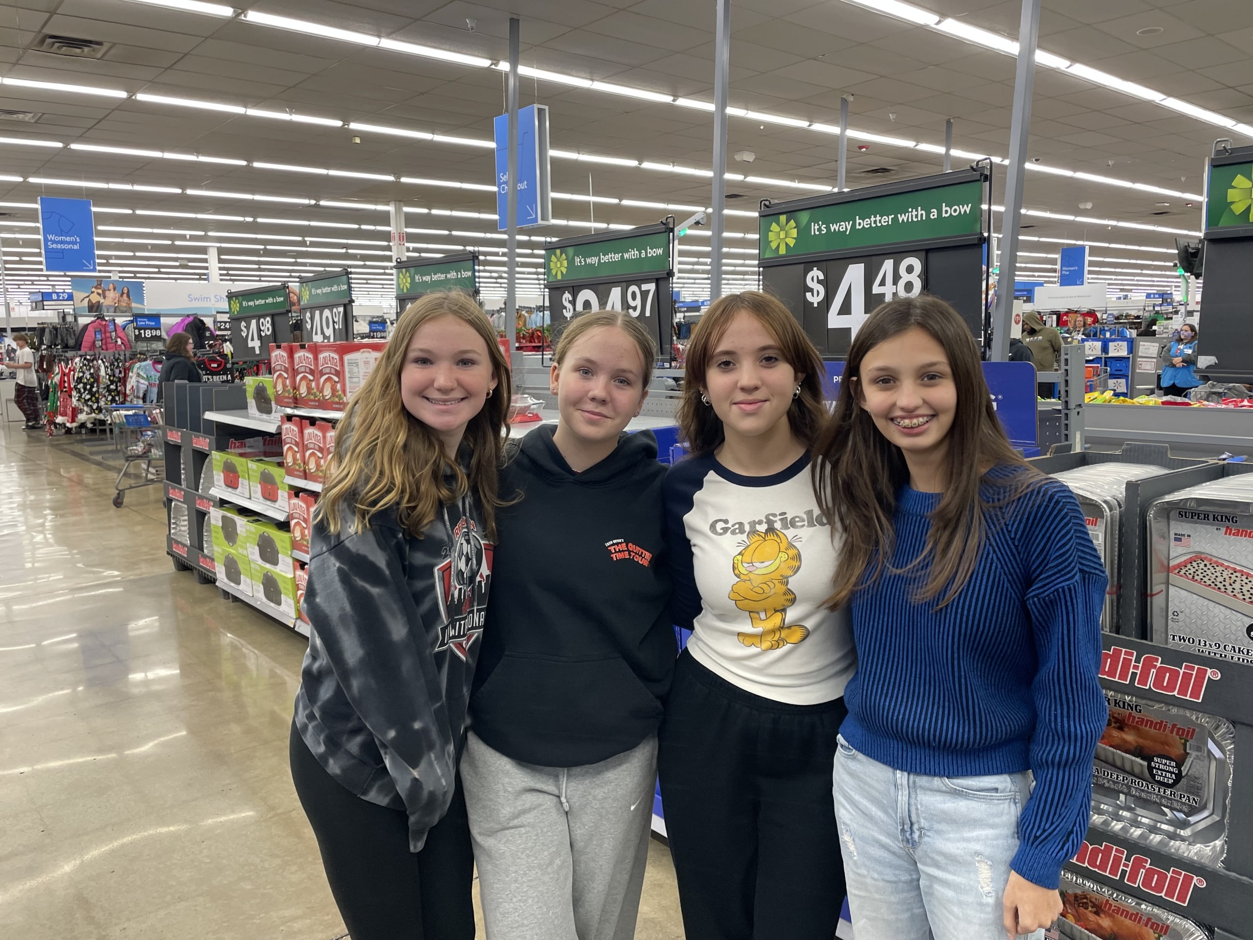 NJHS Officers Christmas Shopping for their Angel Tree Recipient